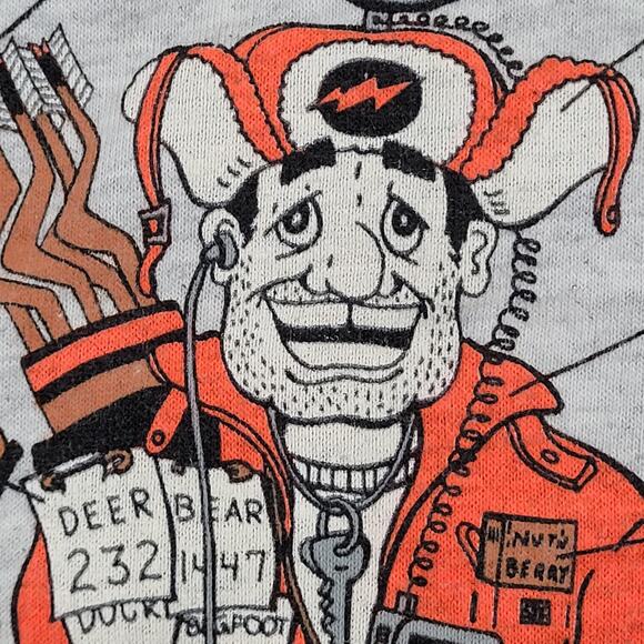 Vintage 1992 Funny Hunting Shirt Large 21x27 Bare-Necessities - Picture 7 of 14